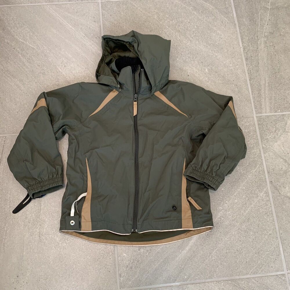 Lands End Boys Green Hooded Jacket  Size 6